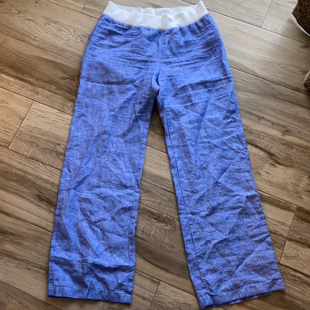 NWT LILLY PULITZER Linen Palazzo Pants